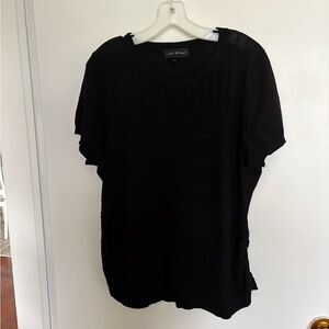 Lane Bryant short sleeve women’s ribbed sweater